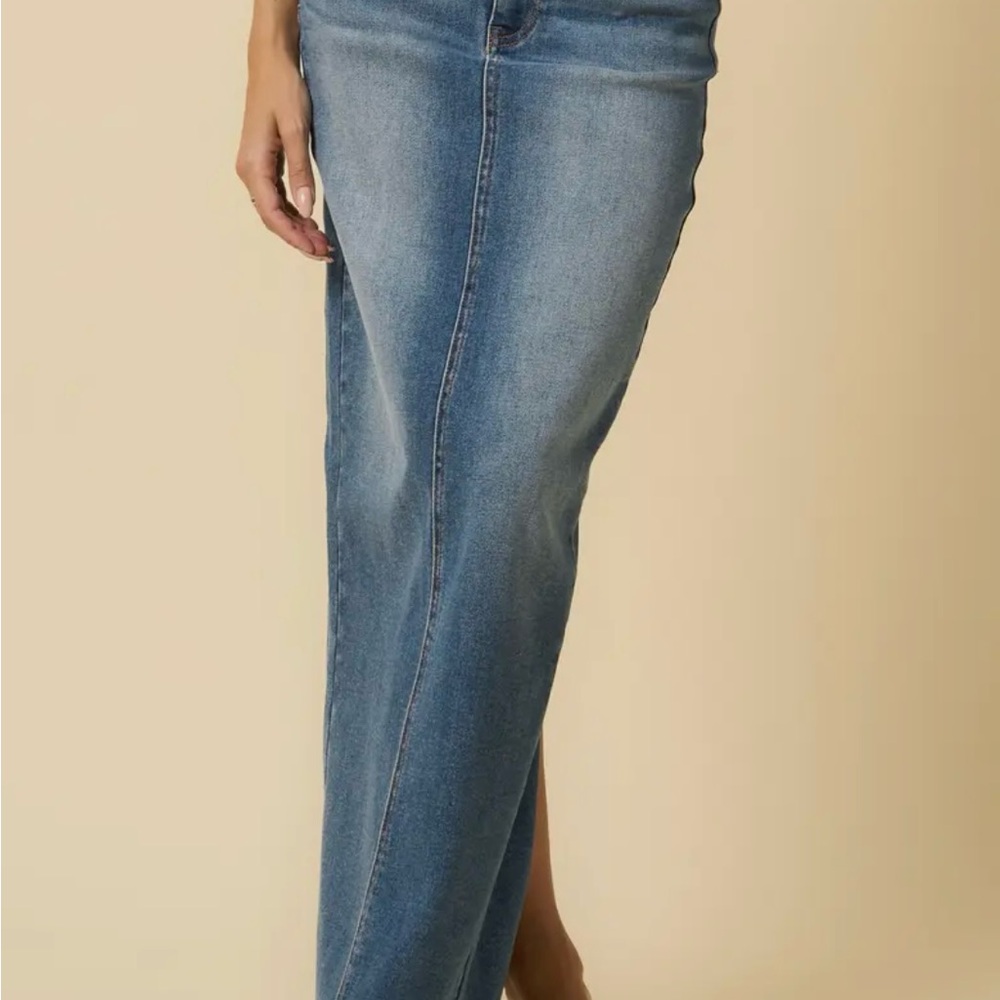 Super long maxi jeans skirt - Picture 4 of 8